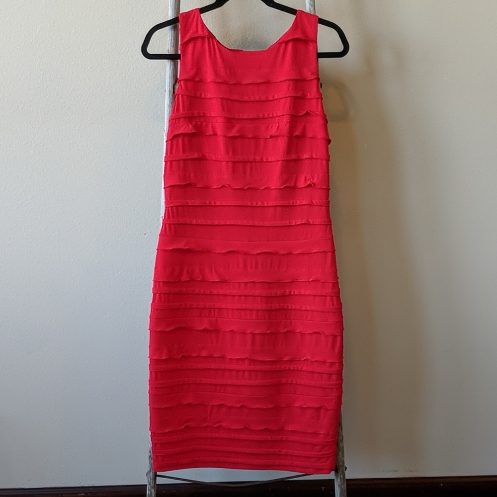 Brand New! Red Calvin Klein Cocktail Dress